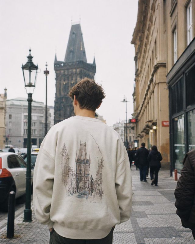 Prague Street sweatshirt